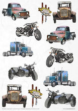 Charger l'image dans la galerie, set créatif de papier de riz "Legendary Route 66"(RP001)