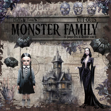Charger l'image dans la galerie, Bloc de Découpes 20x20 Monster Family de Bella Luna Craft - BLC-0049/R