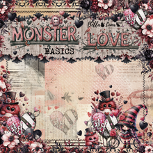 Charger l'image dans la galerie, Bloc 20x20 "Monster Love" Basics - Bella Luna Crafts