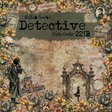 Charger l'image dans la galerie, Bloc 20x20 "Detective 221B" Cut-Outs - Bella Luna Crafts