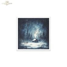 Charger l'image dans la galerie, Paysage hiver mini papier de riz RSM179