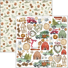 Charger l'image dans la galerie, bloc de die cuts 6x6 "Christmas Vibes" - CBQE057 - Ciao Bella