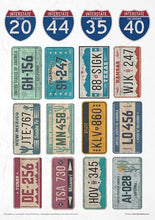 Charger l'image dans la galerie, set créatif de papier de riz "Legendary Route 66"(RP001)