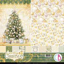 Charger l'image dans la galerie, "Sparkling christmas" pattern pad de Ciao Bella  30x30cm (CBT069)