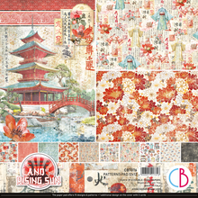 Charger l'image dans la galerie, Bloc  "Land of the rising sun" Patterns pad 30x30 cm  12/Pqt (CBT076)