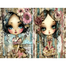 Charger l'image dans la galerie, Papier de riz A5 "Big Eyed Girls" 16 images - Craft Kreatively (CK-RP9536v9)