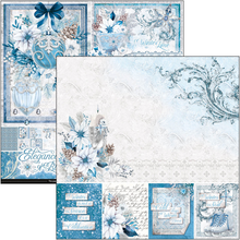 Charger l'image dans la galerie, Paper Pad 8x8 (20x20 cm) "Elegance of Blue" - CBH079 - Ciao Bella