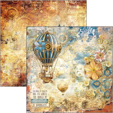 Charger l'image dans la galerie, Paper Pad 8x8 (20x20 cm) "Esprit de Voyage" - CBH082 - Ciao Bella
