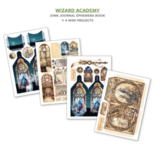 Charger l'image dans la galerie, Junk Journal « Wizard Academy » Ciao Bella A4 (CBB004)