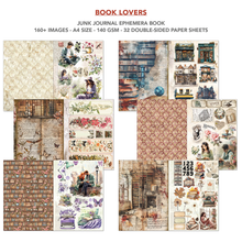 Charger l'image dans la galerie, Junk Journal « Book Lover » Ciao Bella A4 (CBB005)