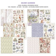 Charger l'image dans la galerie, Junk Journal « Secret Garden » Ciao Bella A4 (CBB007)