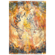 Charger l'image dans la galerie, Papier de riz mixte A4, lot de 4, "past time" de ciao bella (MF004)