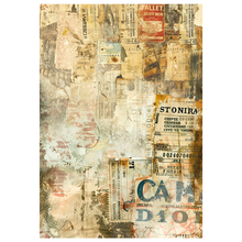 Charger l'image dans la galerie, Papier de riz mixte A4, lot de 4, "Journey Ahead" de ciao bella (MF006)
