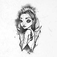 Charger l'image dans la galerie, Set créatif en papier de riz RSM046 MINI Graphics, tatouage, gothique