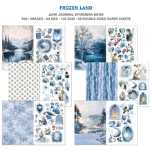 Charger l'image dans la galerie, Junk Journal « Frozen Land » Ciao Bella A4 (CBB016)