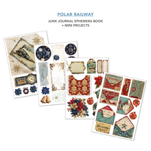 Charger l'image dans la galerie, Junk Journal « Polar Railway » Ciao Bella A4 (CBB018)