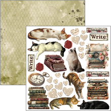 Charger l'image dans la galerie, Bloc de die cuts "Book Lovers" de Ciao Bella - (CBQE091)