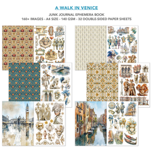 Charger l'image dans la galerie, Junk Journal "A Walk in Venice" Ciao Bella (CBB023)