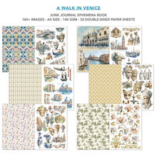 Charger l'image dans la galerie, Junk Journal "A Walk in Venice" Ciao Bella (CBB023)