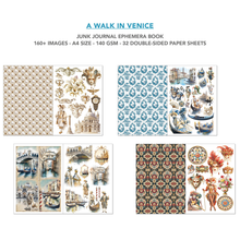 Charger l'image dans la galerie, Junk Journal "A Walk in Venice" Ciao Bella (CBB023)