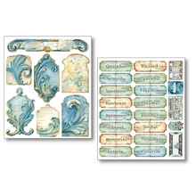 Charger l'image dans la galerie, Stickers Mixed Media "Edge of the Ocean" x10 (MB012) - Ciao Bella