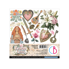 Charger l'image dans la galerie, Bloc Fussy Cut Pad "Courtly Love" 6x6" - Ciao Bella (CBQE097)