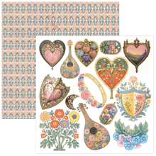 Charger l'image dans la galerie, Bloc Fussy Cut Pad "Courtly Love" 6x6" - Ciao Bella (CBQE097)
