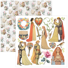 Charger l'image dans la galerie, Bloc Fussy Cut Pad "Courtly Love" 6x6" - Ciao Bella (CBQE097)