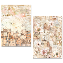 Charger l'image dans la galerie, Papiers de riz A5 "Lost in Time" x8 (MFS007) - Ciao Bella