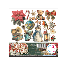 Charger l'image dans la galerie, Bloc die cuts 15x15 cm « Merry & Bright » - Ciao Bella (CBQE098)