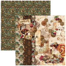 Charger l'image dans la galerie, Bloc papier 30x30 cm « Chocolate Wanderlust » - Ciao Bella (CBPM100)