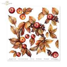 Charger l'image dans la galerie, Bloc Papier 30x30 "Couronne d'Automne" - ITD Collection (SLS-081)