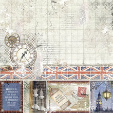 Charger l'image dans la galerie, bloc de papier "London's Calling" 30x30 (CBPM059)