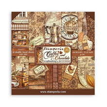 Charger l'image dans la galerie, Bloc Papier Coffee and Chocolate 30x30 cm - Stamperia