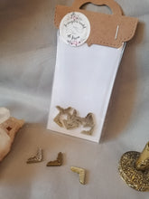 Charger l'image dans la galerie, Coins métal pour album - Lot de 8 embellissements décoratifs