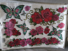 Charger l'image dans la galerie, Papier de Riz A2 « Roses Retro » Stamperia 33x48 cm