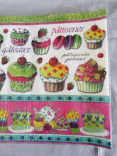 Charger l'image dans la galerie, Papier de Riz « Pâtisseries » Stamperia 33x48 cm (DFS189)