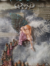 Charger l'image dans la galerie, "Plus d'Homme, Plus d'Humanité" - Cadre Mixed Media Original