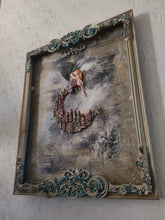Charger l'image dans la galerie, "Plus d'Homme, Plus d'Humanité" - Cadre Mixed Media Original