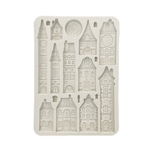 Charger l'image dans la galerie, Moule silicone A5 "Maisons douillettes" de Stamperia (KACMA531)