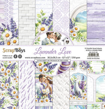 Charger l'image dans la galerie, Bloc "Lavender Love" 30x30 cm - Scrapboys (SB-LALO-08)