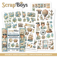 Charger l'image dans la galerie, Bloc POP UP 15x15 cm Old Marina - Scrapboys (SB-OLMA-11)