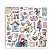 Charger l'image dans la galerie, Bloc Papier "Create Happiness Dewdrops" 30x30 cm - Stamperia (SBBL163)