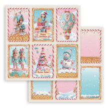 Charger l'image dans la galerie, Bloc de papier 20x20 cm "Candy Christmas" - Stamperia (SBBS129)