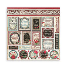 Charger l'image dans la galerie, Bloc Papier Scrap Double Face 10 feuilles 15x15 cm "Desire" - Stamperia (SBBXS21)