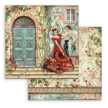 Charger l'image dans la galerie, Bloc Papier Scrap Double Face 10 feuilles 15x15 cm "Desire" - Stamperia (SBBXS21)