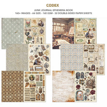 Charger l'image dans la galerie, Book Junk Journal A4 "Codex" Ciao Bella (CBB008)