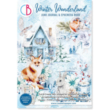 Charger l'image dans la galerie, Winter Wonderland A4 Junk Journal Ephemera Book (32pcs)