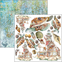 Charger l'image dans la galerie, Fussy Cut Pad 6x6 "Coral Reef" - CBQE078 - Ciao Bella