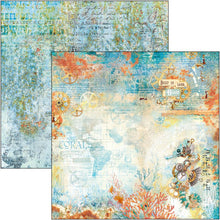 Charger l'image dans la galerie, bloc de papier "coral reef" Ciao bella 20x20 cm CBH078